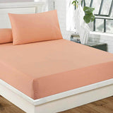 Fitted Bed Sheet - Coral