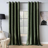 Silk Curtain - Green