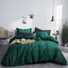 6 PCs Cotton Satin Comforter Set - Green
