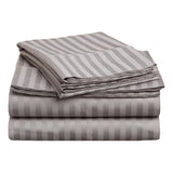 Cotton Satin King Bed Sheet - Grey