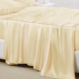 Silk King Bed Sheet - Cream 3
