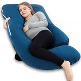 Dark Blue Color Pillow For Pregnant Women Body