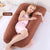 Coffee Color Pillow For Pregnant Women Body