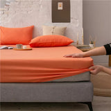 Fitted Bed Sheet - Orange